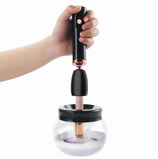 Kit de nettoyage de pinceaux de maquillage electrique